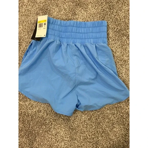 Nike Women's Light Blue Athletic Shorts - Picture 4 of 5